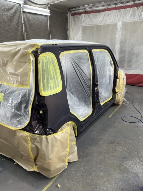 ミラココア：分解・養生と車体の作業（写真17）