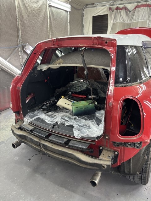 MINI R60：ルーフまわりと分解作業（写真15）